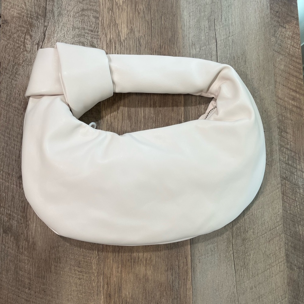 Melie Bianco Cream Knot Mini Bag NWT